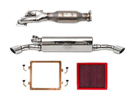 Fabspeed STREET Sport Exhaust Performance Package, Dual Outlet. Porsche 911 Carrera 3.2 (1984-1989) - 93011104300, 93011104301, 93011104303 - FS.POR.911.SC, FB286/08, FS.POR.911.ABX32, FS.POR.911.MAXD